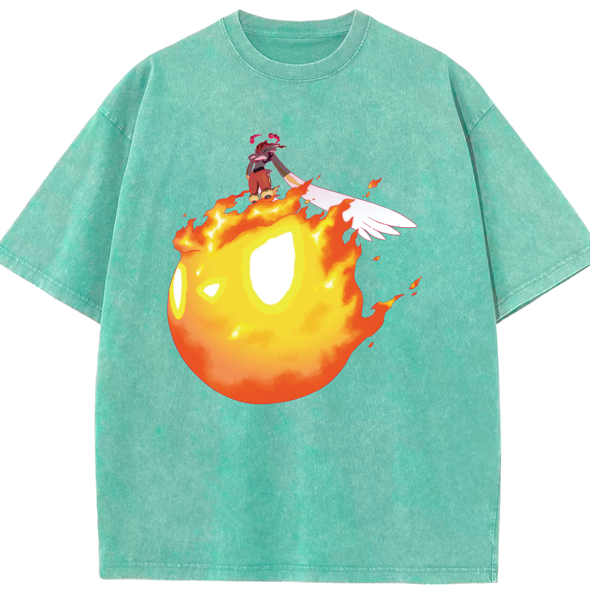（画像用） ポケットモンスター Pokémon 綿100% ヴィンテージ風 半袖Tシャツ（フロントプリント）